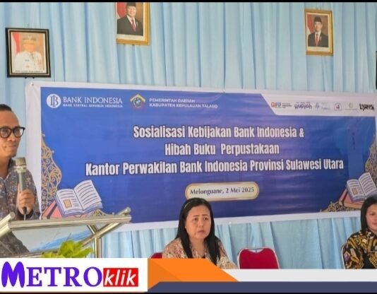 Sosialisasi Cinta Rupiah, BI Hibahkan 300 Buku pada Tiga SMA di Talaud