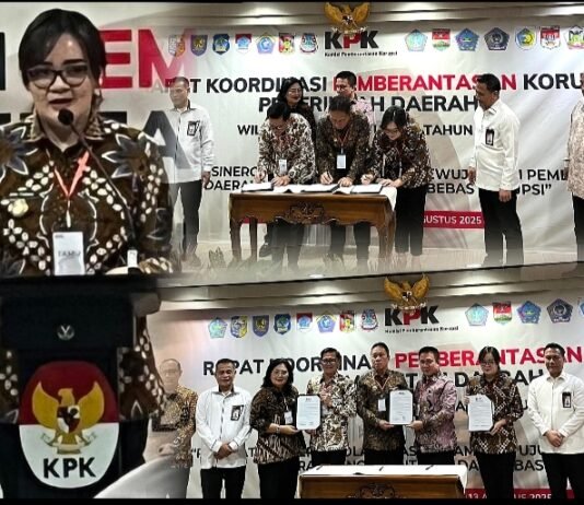 Pemkot Tomohon Komitmen Mencegah dan Memberantas Korupsi
