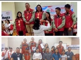 Tim Bridge Tambah Medali Emas Tomohon di Porprov 2025