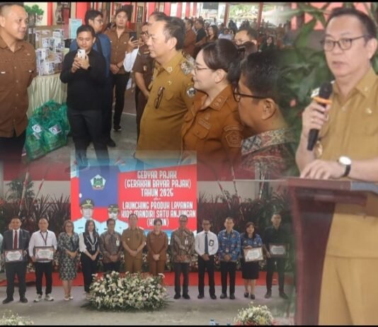 Launching Layanan KRISAN, Walikota : Bayar Pajak Bukan Beban, Tapi Kepedulian dan Cinta Kota Tomohon