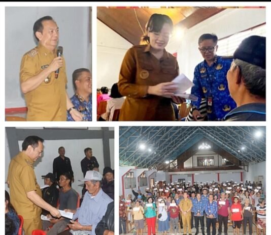 Sumringah dan Penuh Bahagia Lansia Tomohon Terima Bansos Tunai
