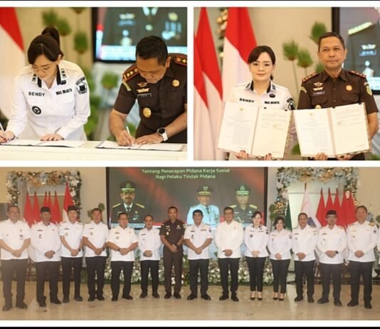 Pemkot dan Kejari Tomohon MoU Soal Sinergi Pelayanan Pidana Kerja Sosial