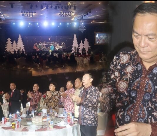 Kebersamaan Walikota Caroll Senduk di Perayaan Natal Kejati Sulut