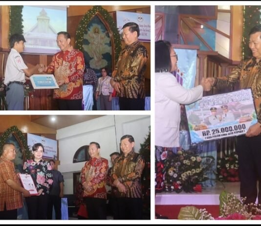 Ibadah Menyambut Natal, Dirangkaikan Penyerahan SK PPPK dan Sejumlah Bantuan