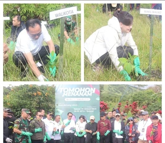 Canangkan Tomohon Menanam, Pemkot Siapkan 23 Ribu Pohon