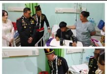 Caroll-Sendy dan Forkopimda Kunjungi Korban Dugaan Keracunan Makanan