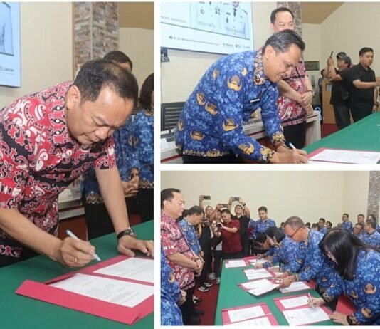 Teken PK, Walikota Minta Aparatur Pemerintah Tingkatkan Kualitas Kinerja