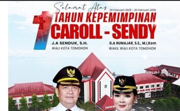 1 Tahun Kepemimpinan CSSR, Tetap Bersinergi dengan DPRD Tomohon