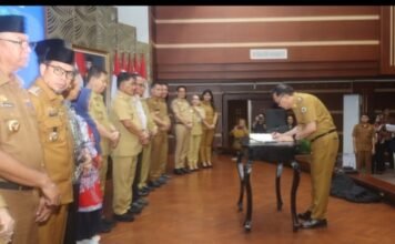 Wali Kota Caroll Senduk Teken Optimalisasi PAD di HLM TPID Propinsi Sulut