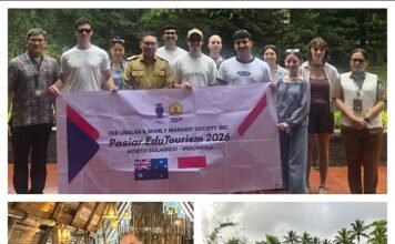 Pasiar Edu Tourism Visit Sulut 2026, Mahasiswa Australia Belajar Seni dan Budaya di Tomohon