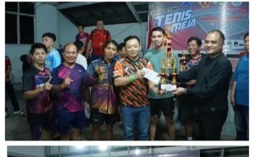 Turnamen Tenis Meja Walikota Tomohon Cup 2026 Sukses Digelar, Ini Juaranya