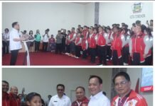 Walikota Serahkan Bonus Tunai pada Atlet dan Pelatih Berprestasi di PORPROV XII