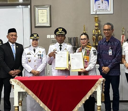 Difasilitasi BI Sulut, Pemkab Minahasa dan Sidrap KAD Terkait Penyaluran Beras