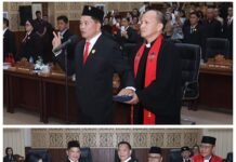 Jonru Ketua DPRD Tomohon, Walikota Berharap Jabatan Dijalankan Penuh Integritas dan Dedikasi