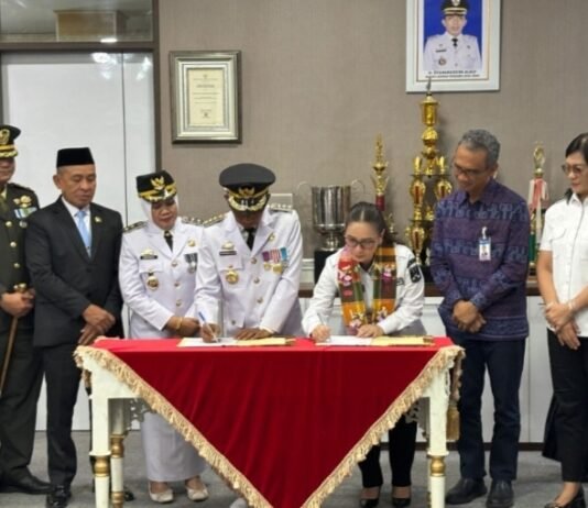 Pemkab Sidrap Suplai Beras Langsung ke Kabupaten Minahasa
