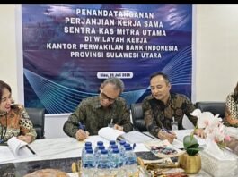 BI Gandeng Bank Mandiri dan BSG, Kerjasama SKM di Tiga Kabupaten Kepulauan Sulut