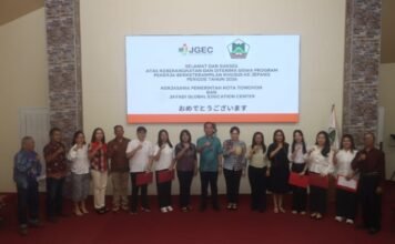 Walikota Melepas 6 Putra Putri Terbaik Tomohon Ikut Program SSW di Jepang
