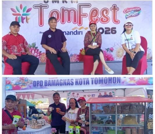 Dukung Pemberdayaan Ekonomi Masyarakat, Bamagnas Tomohon Meriahkan TomFest 2026
