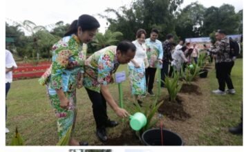 Rangkaian TIFF 2026, Delegasi Sejumlah Negara Terlibat Menanam Bunga