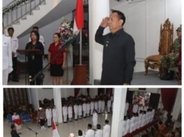 Walikota Kukuhkan 36 Anggota Paskibraka Tomohon