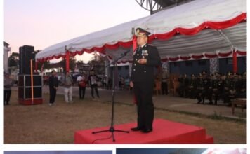 Pemkot Tomohon Gelar Upacara Taptu, Dilanjutkan dengan Pawai Obor
