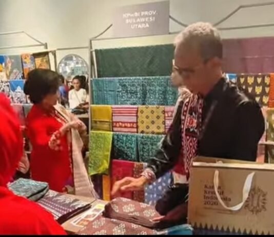 Kain Produk Pelaku Usaha Sulut Laris Manis di KKI 2026