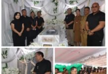 Pemkot Tomohon Melayat ke Rumah Duka Keluarga Besar Kalumata-Sangi