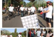 Semarak Haornas 2026, Wali Kota Tomohon Lepas Fun Bike Keliling Kota