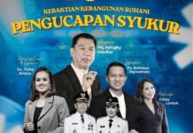 KKR Pengucapan Syukur di Tomohon, Momentum Bangun Spiritualitas dan Kebersamaan