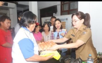 Wawali Sendy Ajak Warga Tomohon Berbelanja Bijak dan Dukung Pangan Lokal