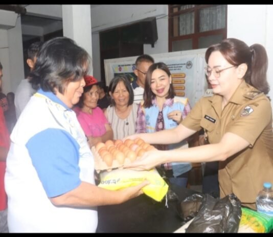 Wawali Sendy Ajak Warga Tomohon Berbelanja Bijak dan Dukung Pangan Lokal