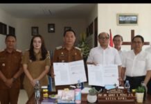 Optimalisasi Kawasan Strategis Pusat Kota Tomohon, Pemkot dan Sinode GMIM Teken Kerjasama