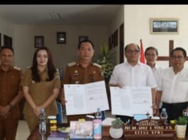 Optimalisasi Kawasan Strategis Pusat Kota Tomohon, Pemkot dan Sinode GMIM Teken Kerjasama