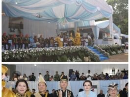 Hadiri Upacara, Caroll-Sendy Ikut Meriahkan HUT ke-62 Provinsi Sulut
