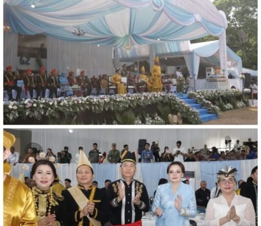 Hadiri Upacara, Caroll-Sendy Ikut Meriahkan HUT ke-62 Provinsi Sulut