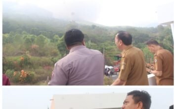Kebakaran Gunung Lokon, Wali Kota Caroll Senduk Turun Langsung Pantau Lokasi